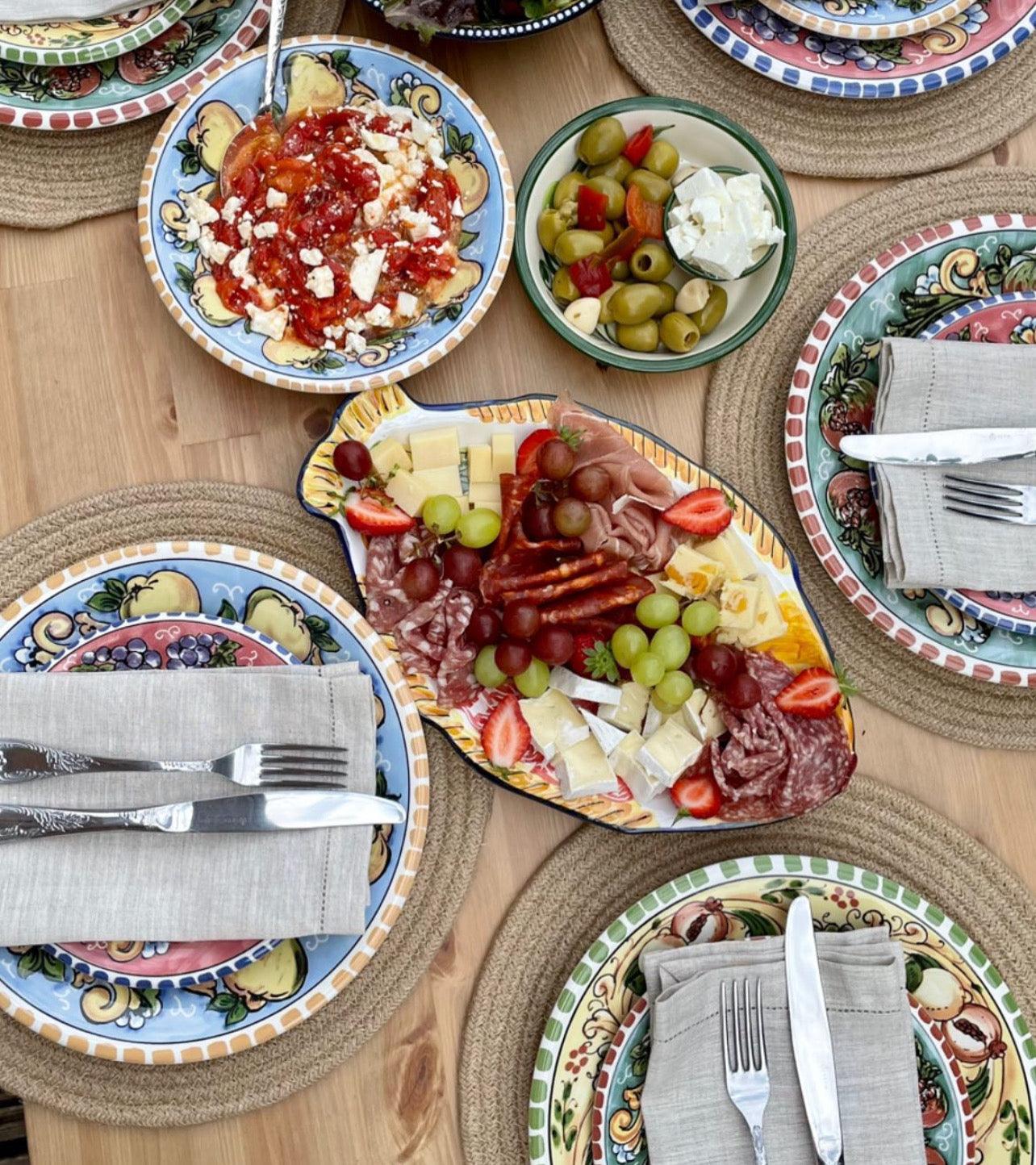 Amalfi Fish Oval Plate - THEHOUSEFUL