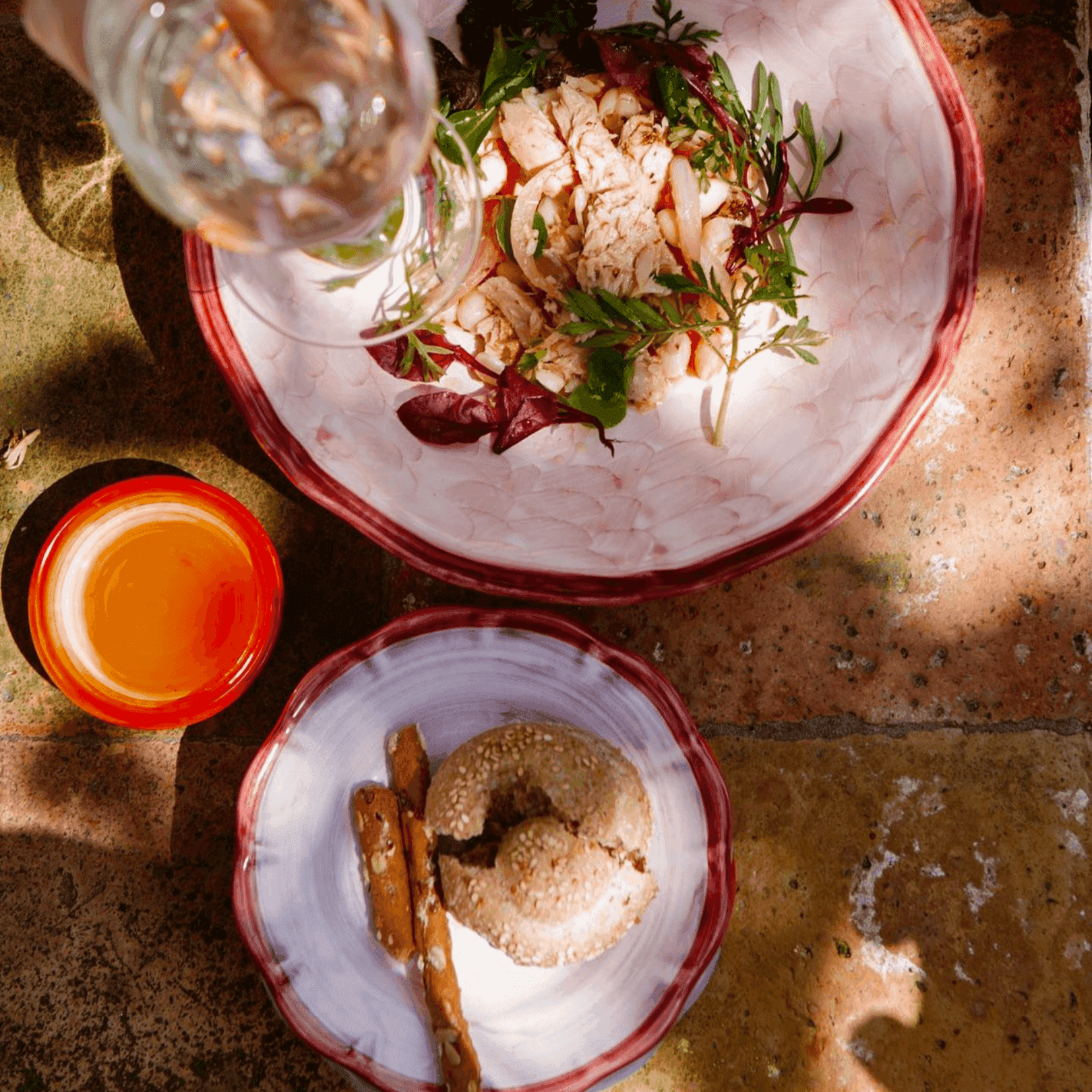 Caruso Rose Pink Dinner Plate