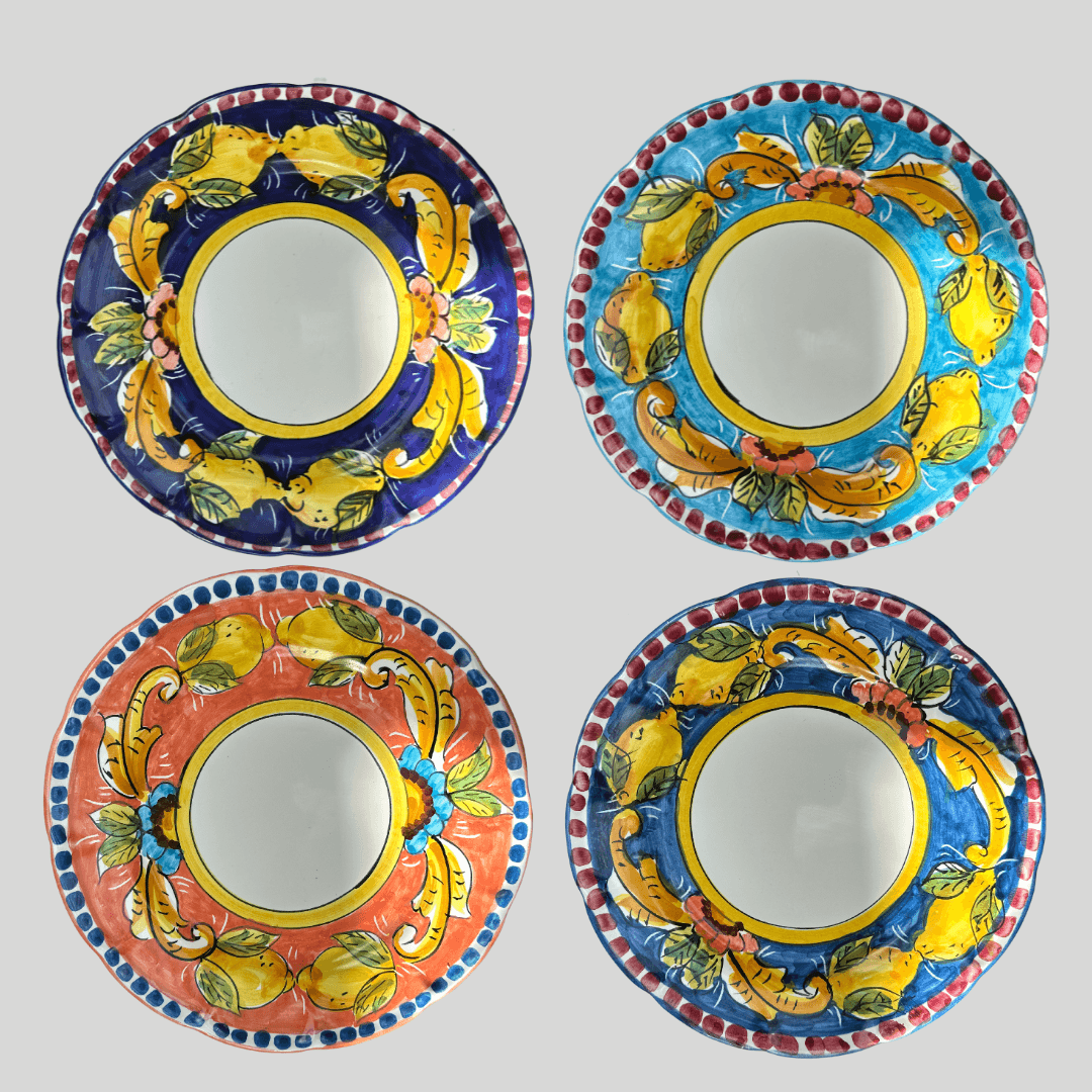 4x Mix Salerno Plates - THEHOUSEFUL