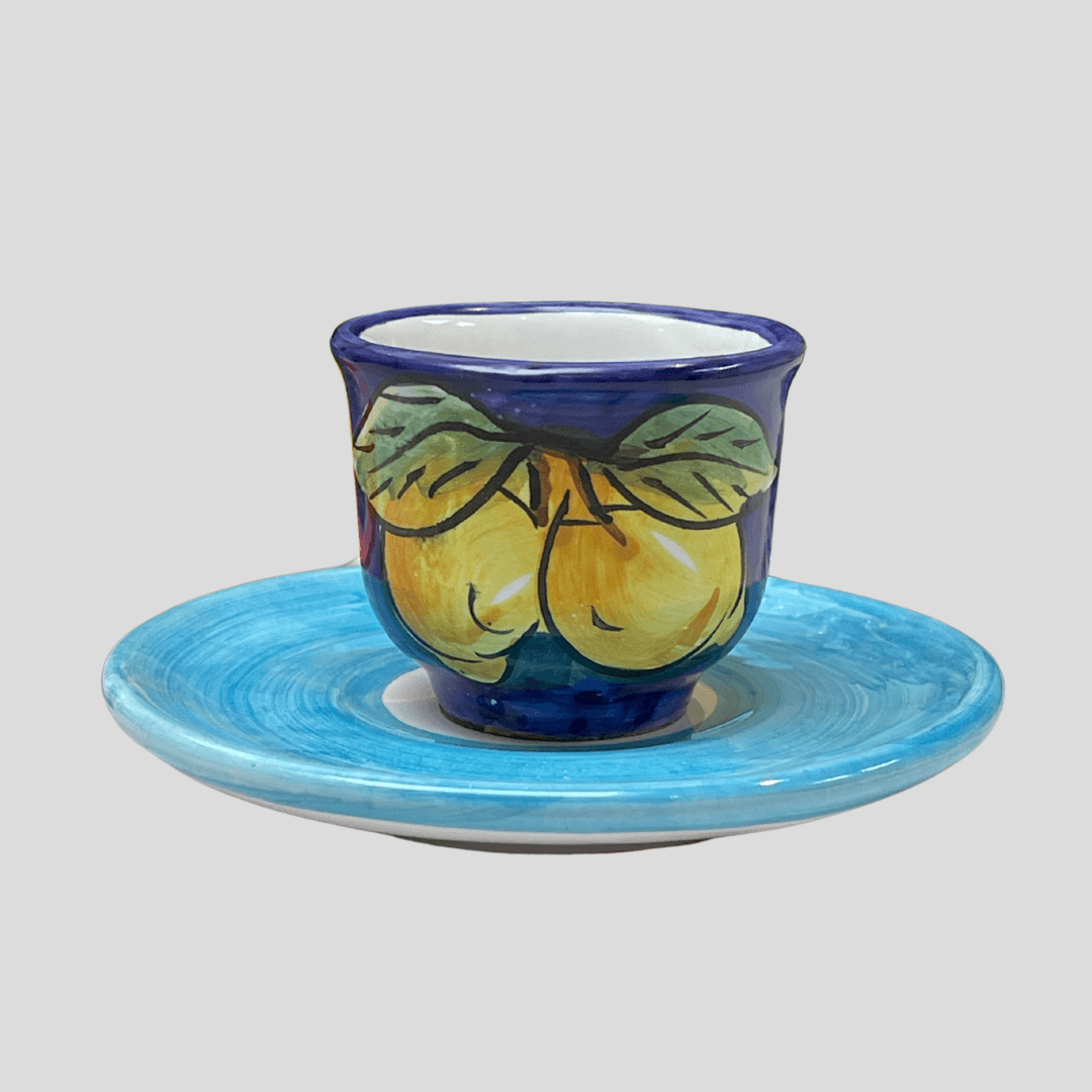 Amalfi Espresso Coffee Cup & Saucer - THEHOUSEFUL