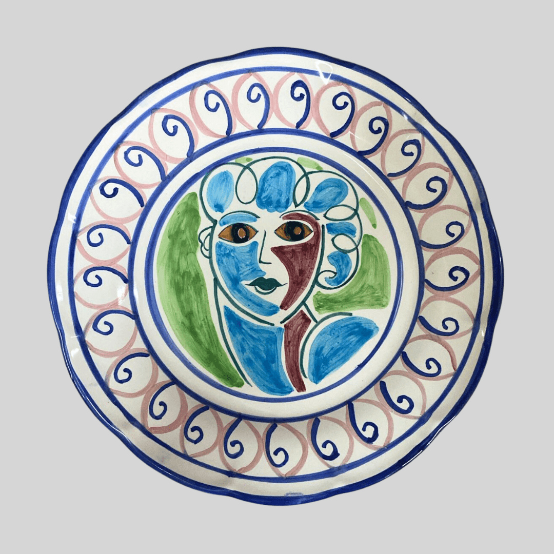 Roman Blue Side Plate