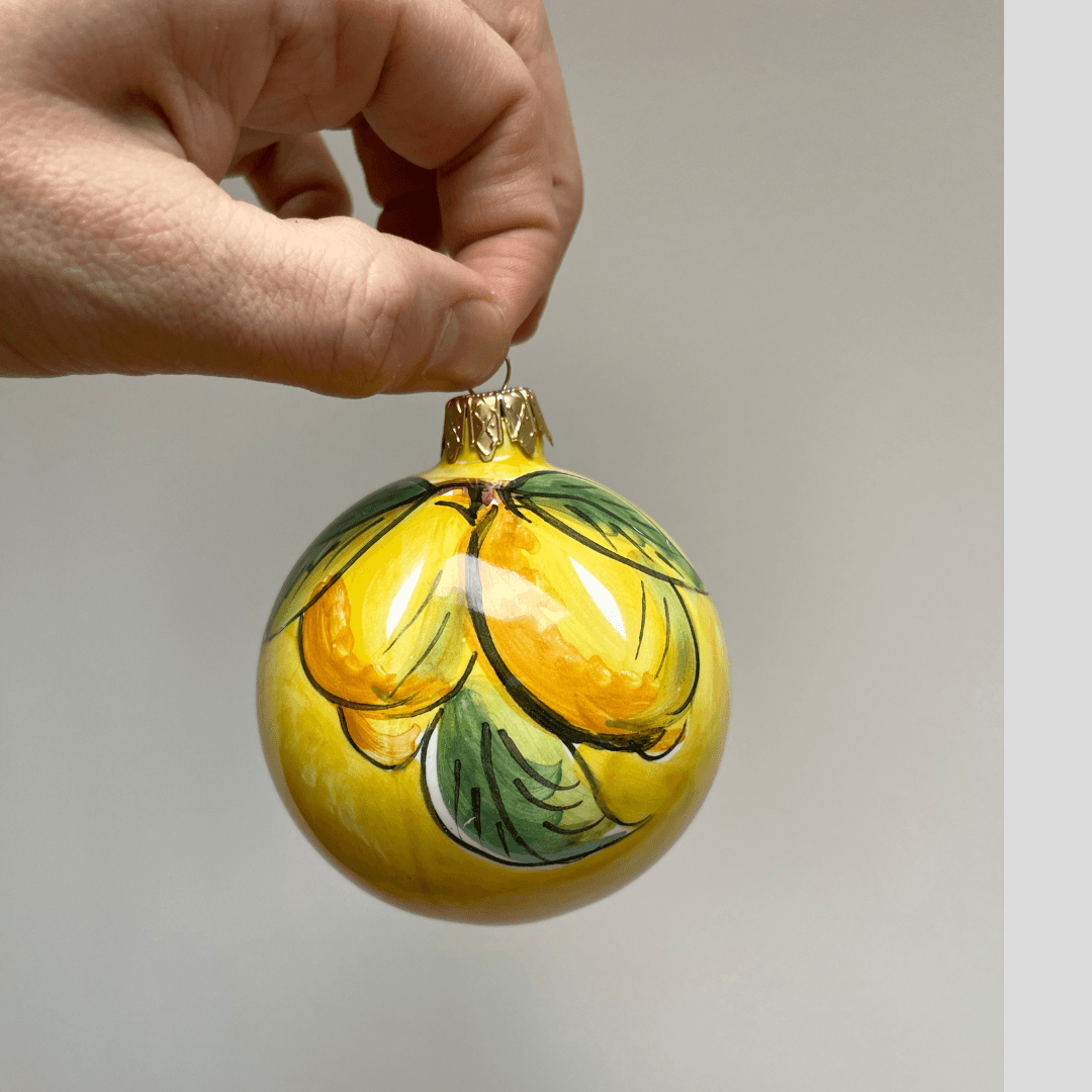 Amalfi Handpainted Christmas Ball - THEHOUSEFUL