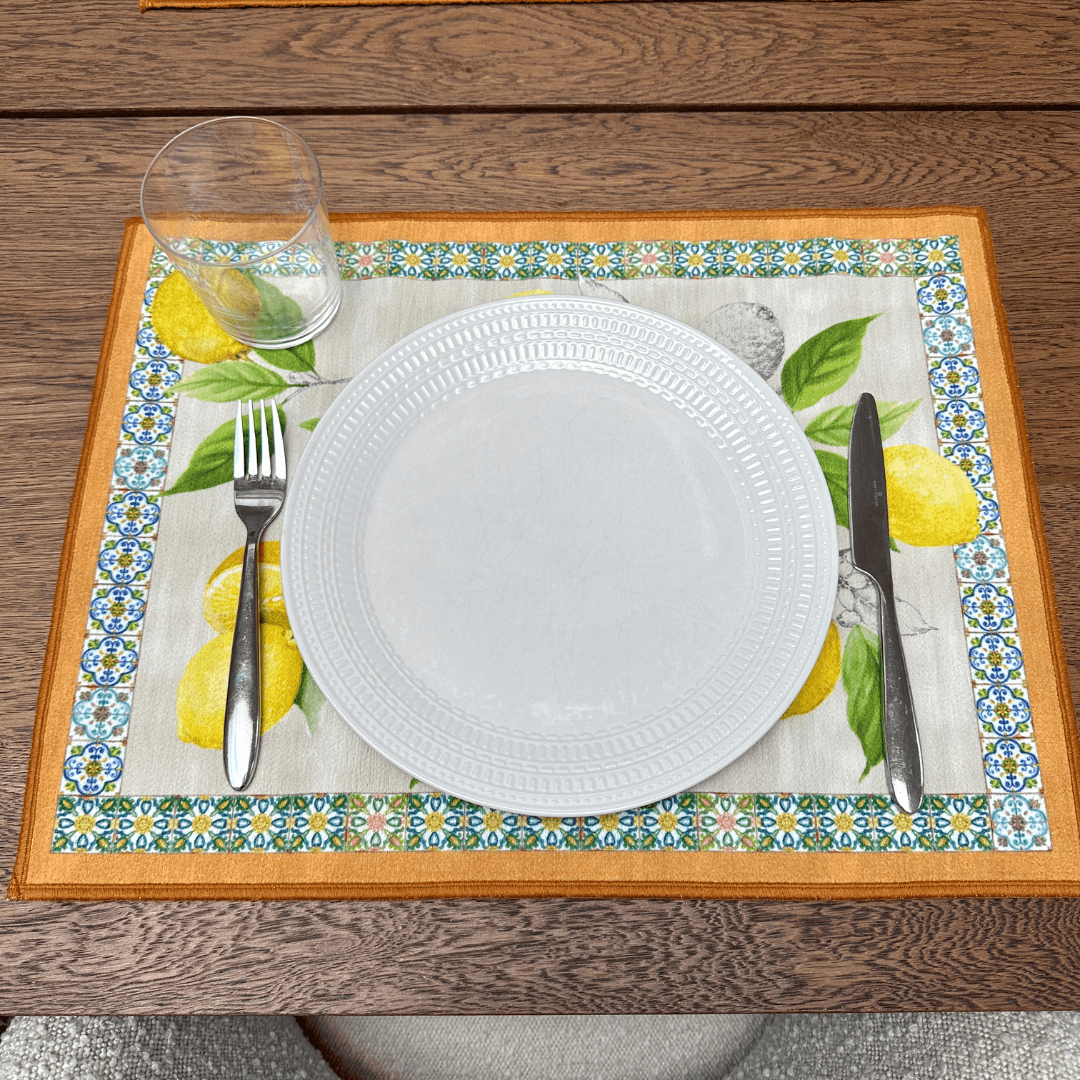 Amalfi Lemons Placemats - Set of 2