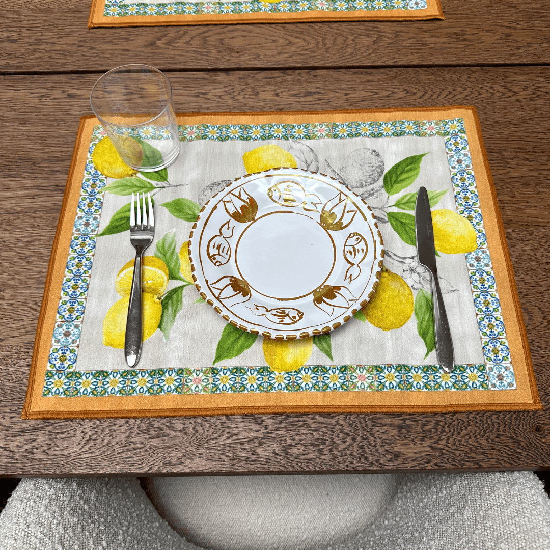 Amalfi Lemons Placemats - Set of 2