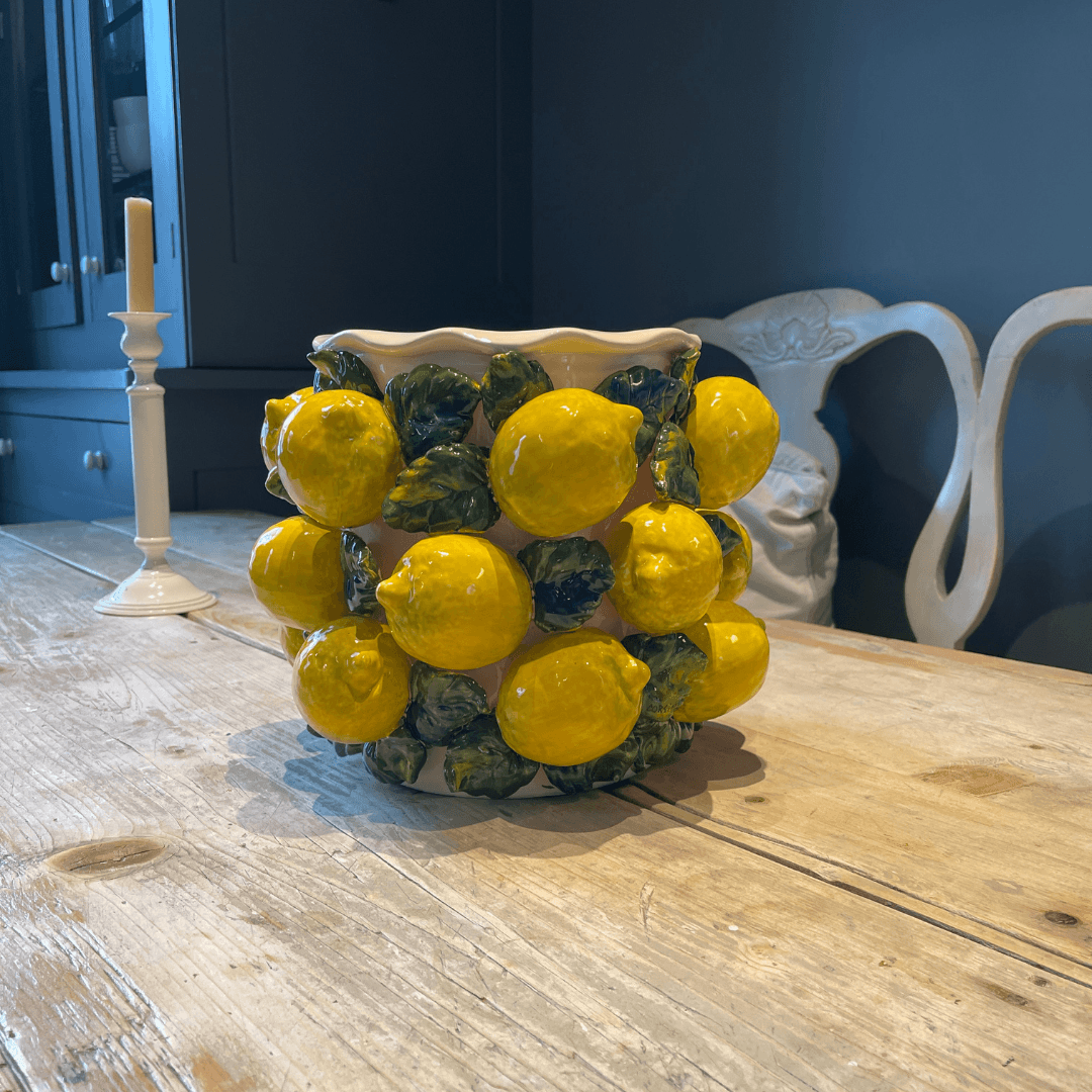 Amalfi Lemon Vase - THEHOUSEFUL