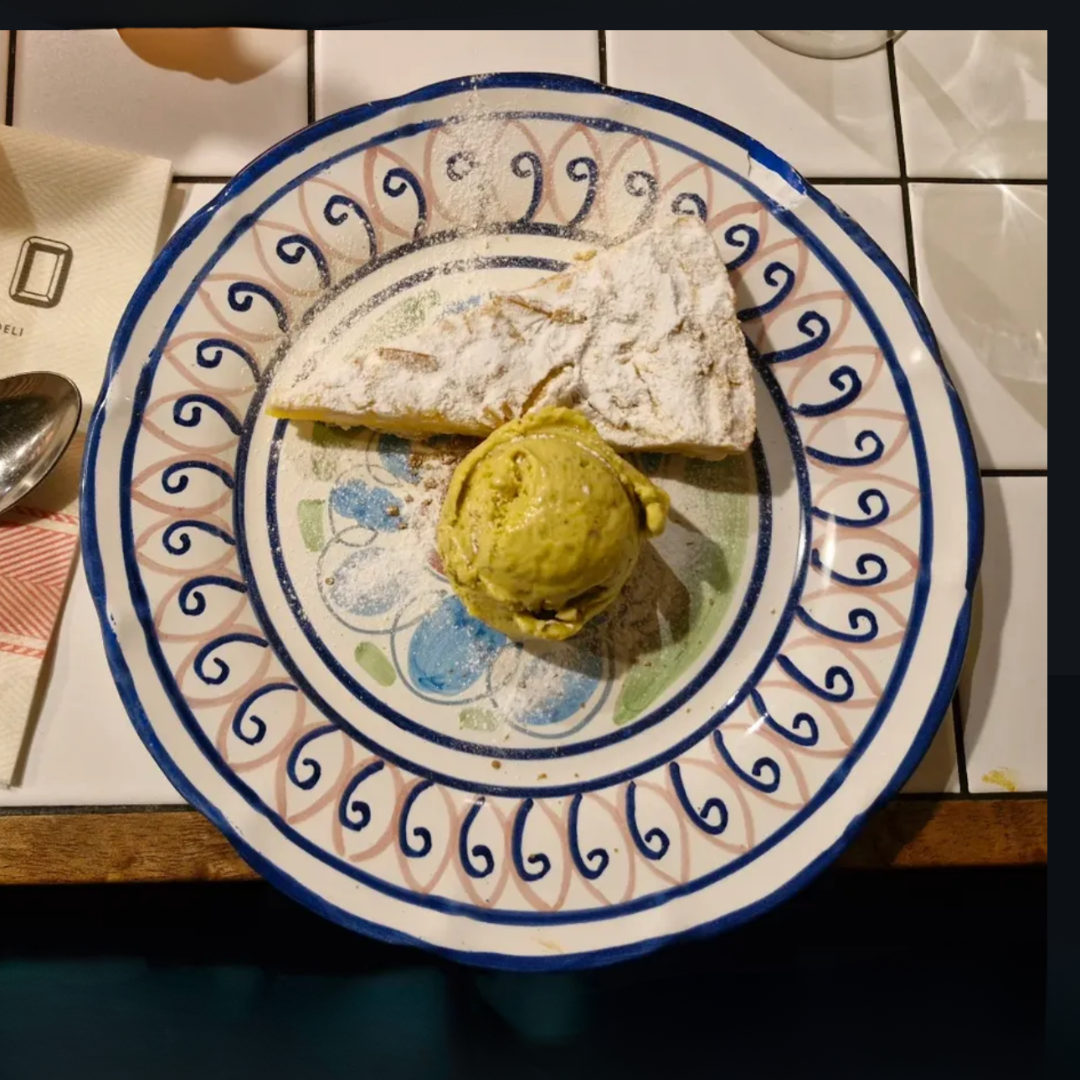 Roman Blue Side Plate