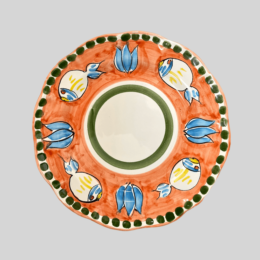 Amalfi Salmon Orange Side Plate - THEHOUSEFUL