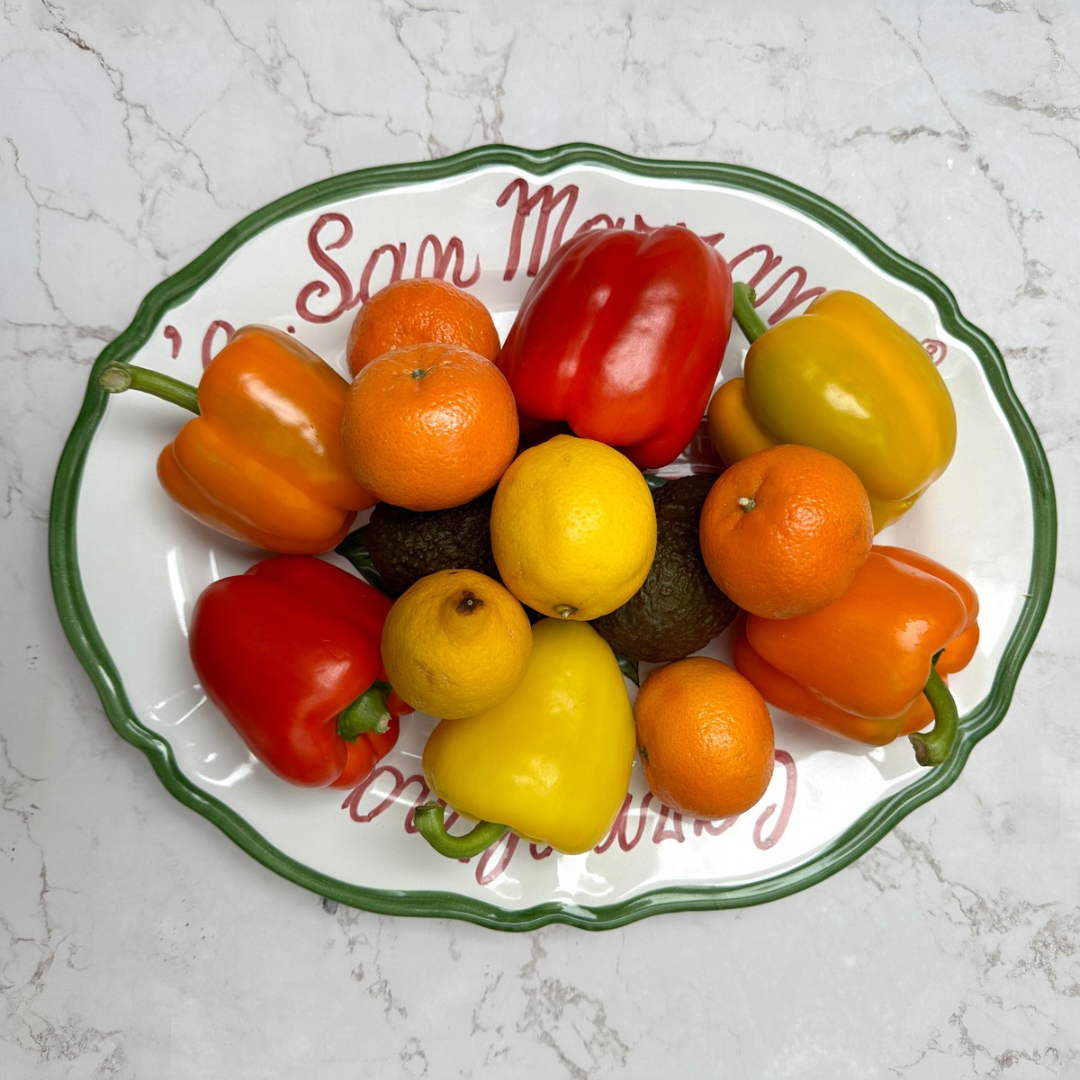 Carmelina ‘e...San Marzano® Tomatoes Oval Charger Plate