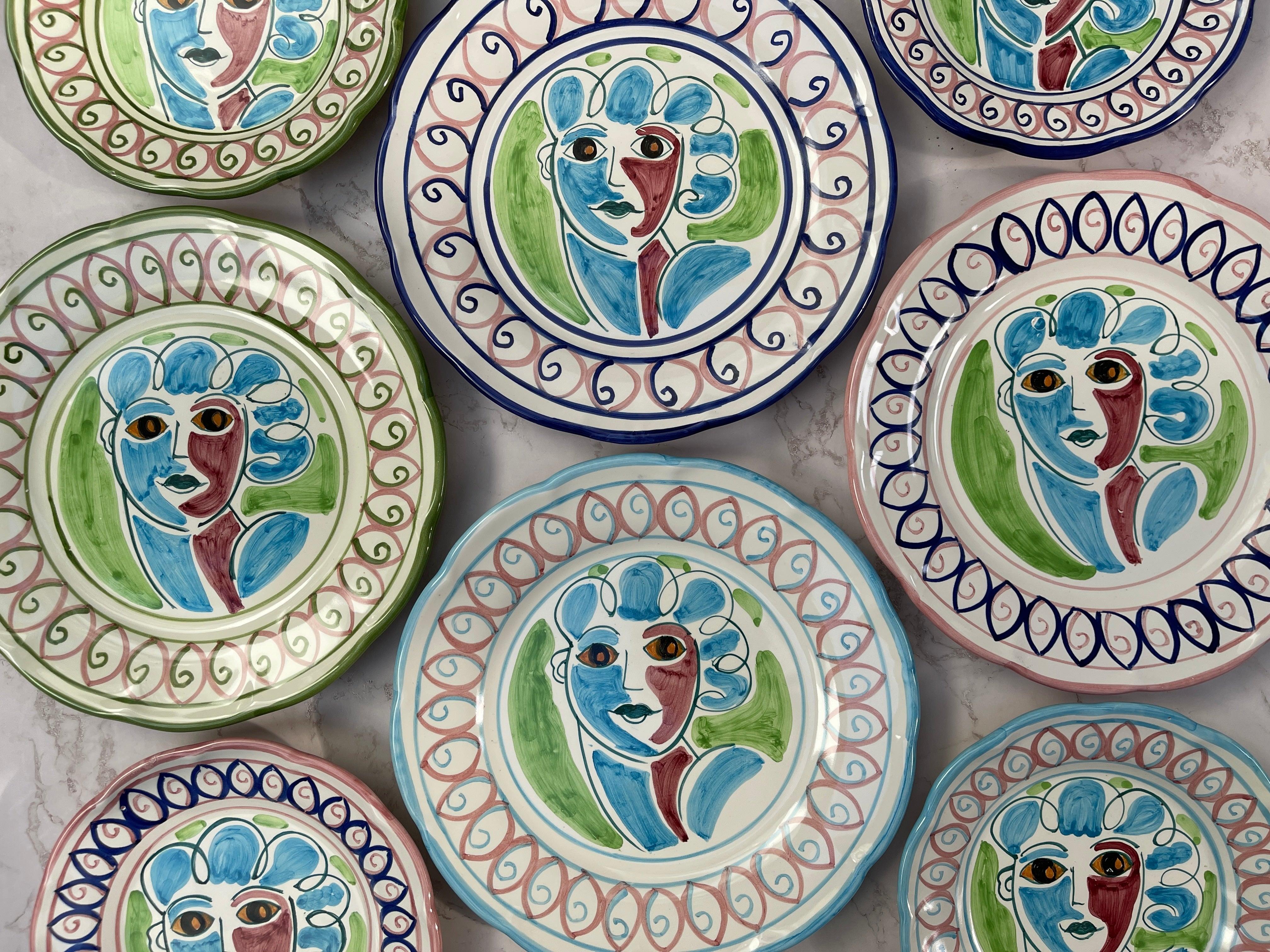 4x Mix Roman Plates - THEHOUSEFUL