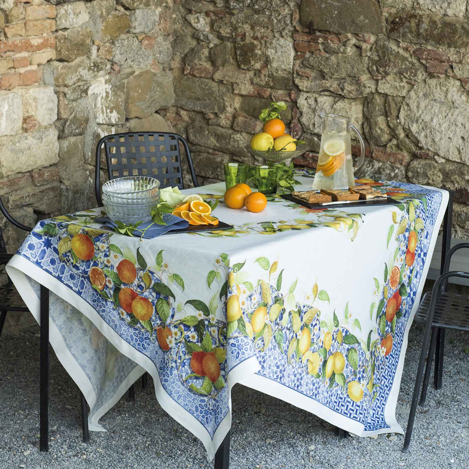 Capri Tablecloth - 100% Linen