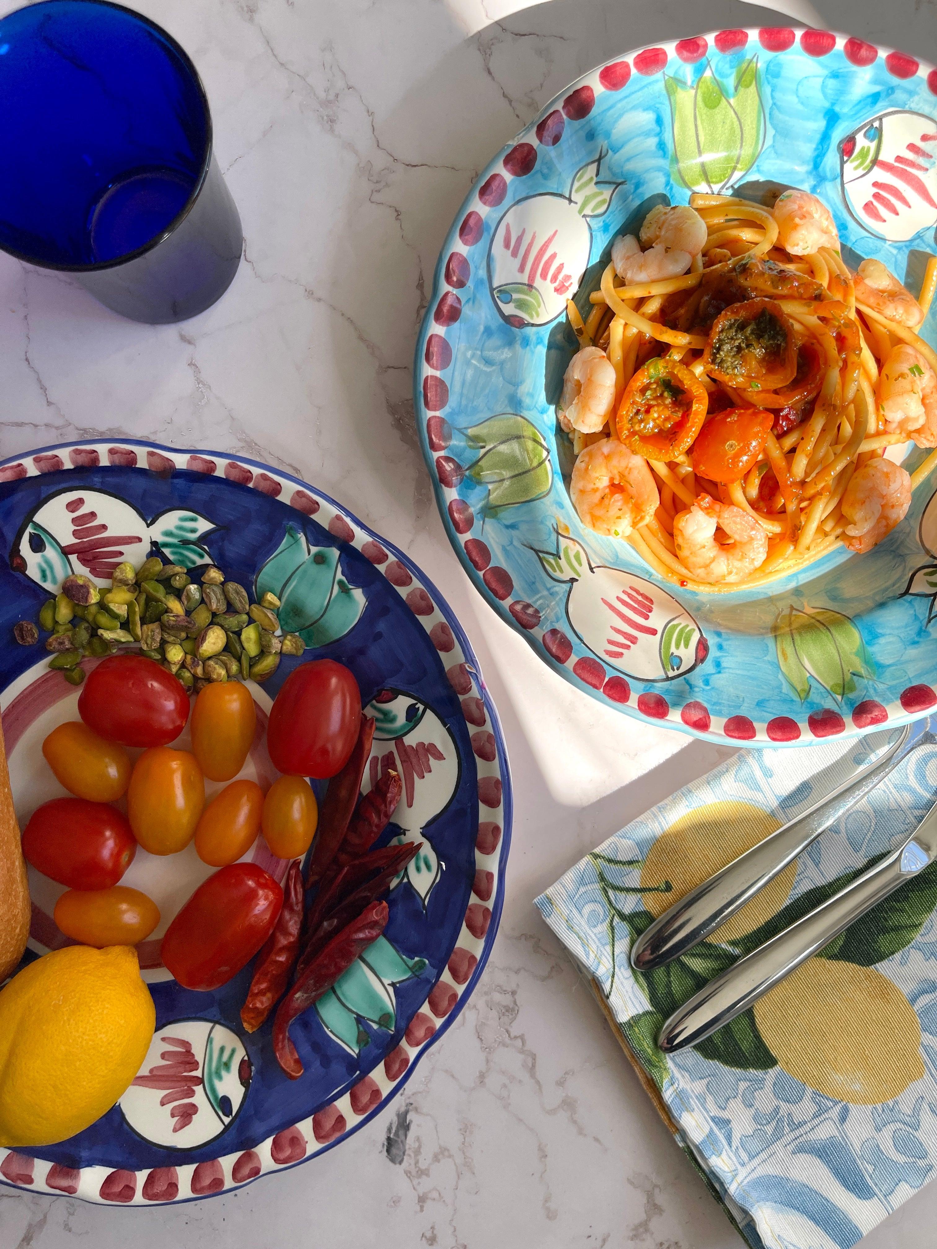 Amalfi Blue Dinner Plate - THEHOUSEFUL