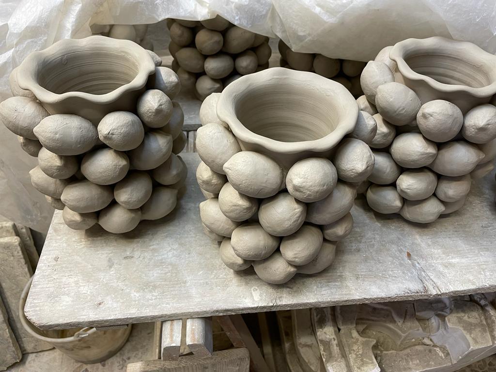 Sicilian Lemon Vase - THEHOUSEFUL