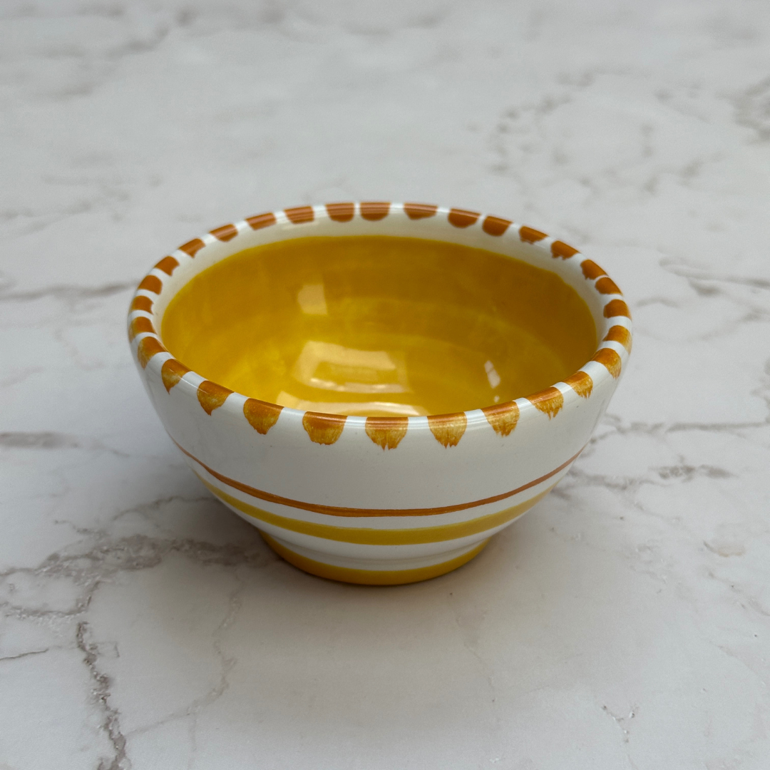 Amalfi Nuts Yellow Bowl Round
