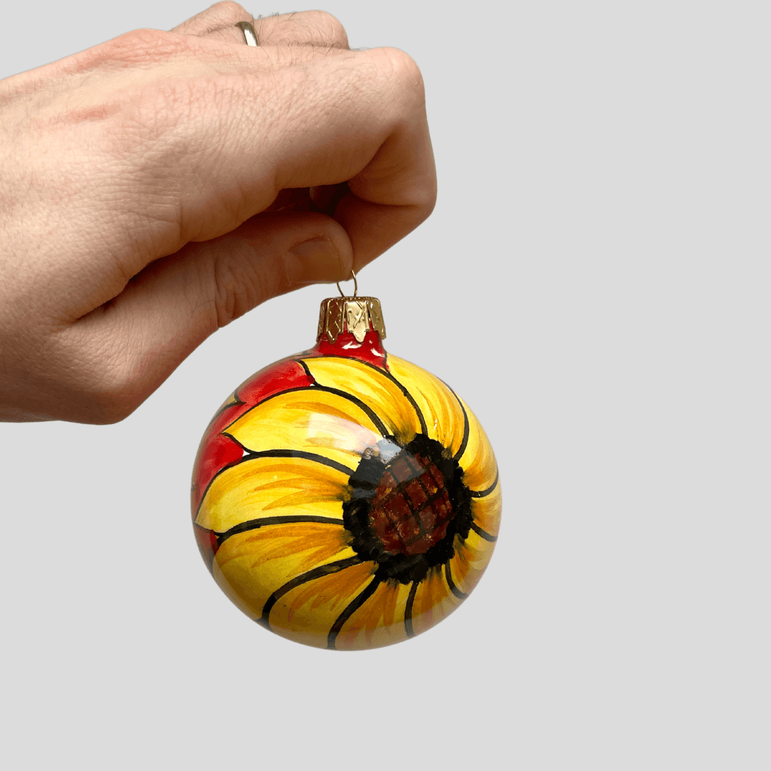 Amalfi Handpainted Christmas Ball - THEHOUSEFUL