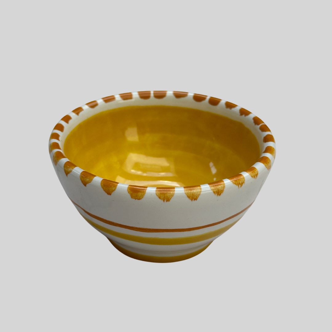 Amalfi Nuts Yellow Bowl Round