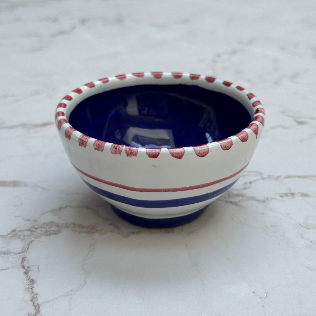 Amalfi Nuts Blue Bowl Round