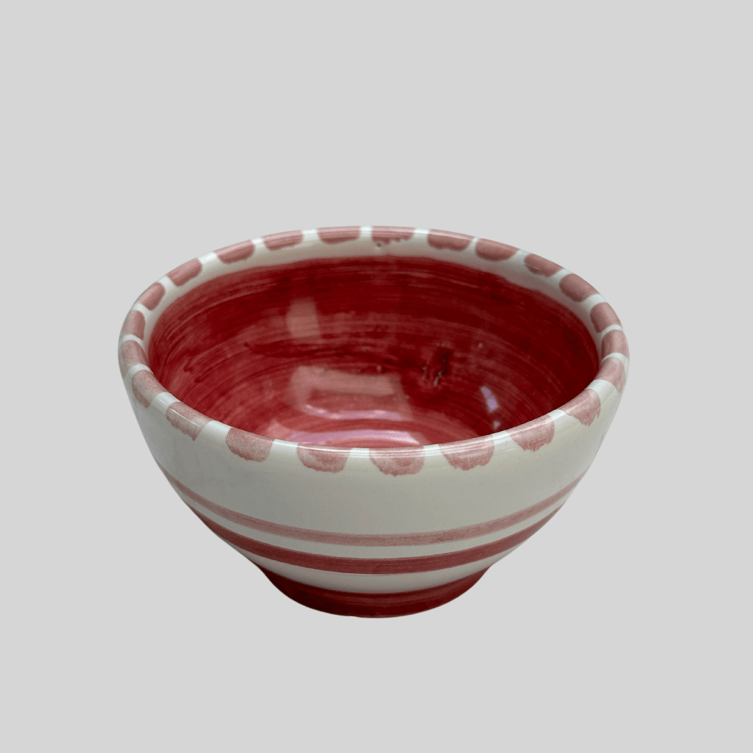 Amalfi Nuts Red Bowl Round