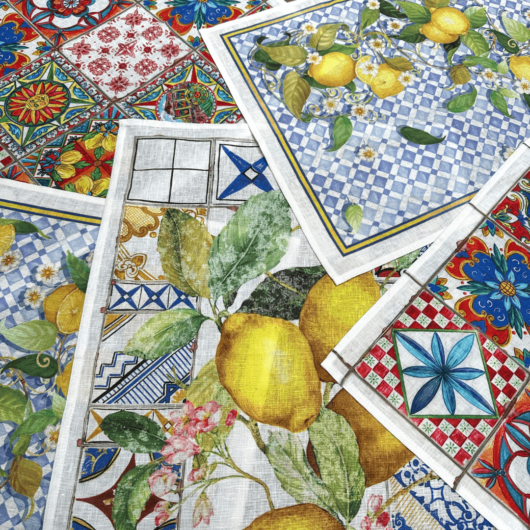 Amalfi Kitchen Towels - 100% Linen