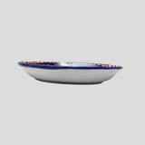 Amalfi Blue Oval Plate