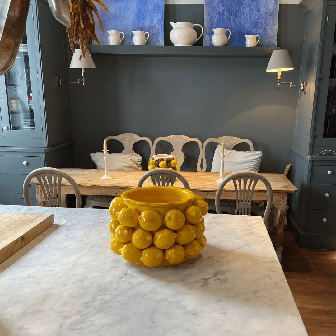 Large Sicilian Lemon Vase - THEHOUSEFUL