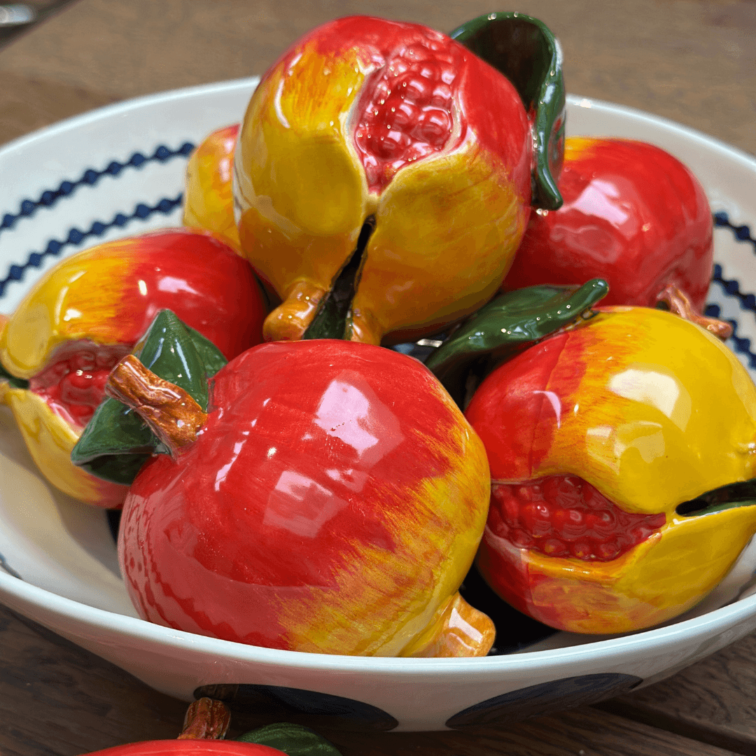 Italian Ceramic Pomegranate
