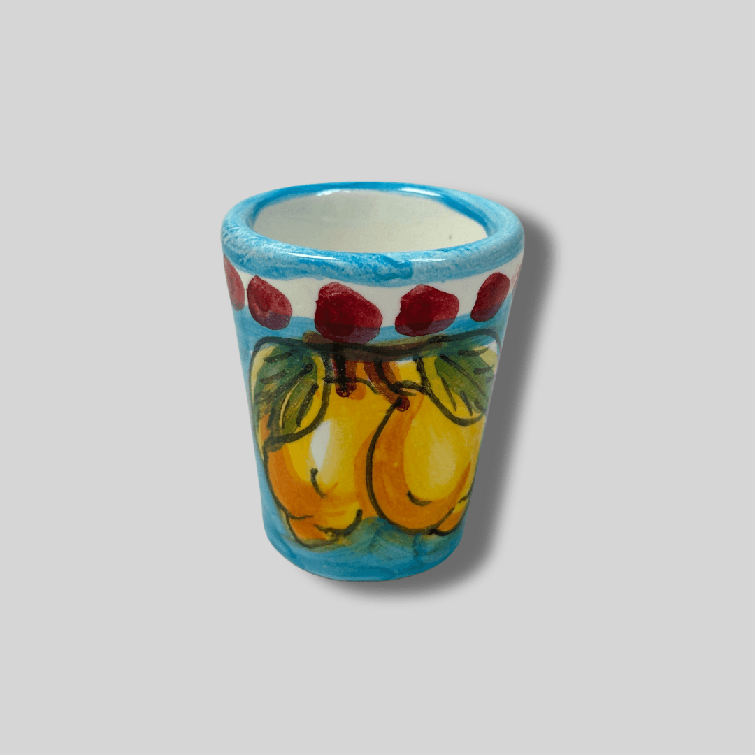 Light Blue Amalfi Limoncello Shot Cup