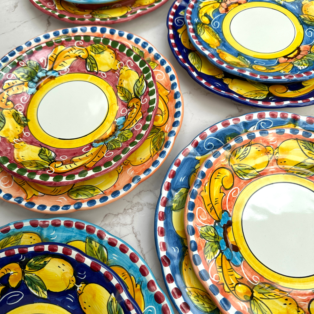 Salerno Mix Plates Tableware Set - Set of 12