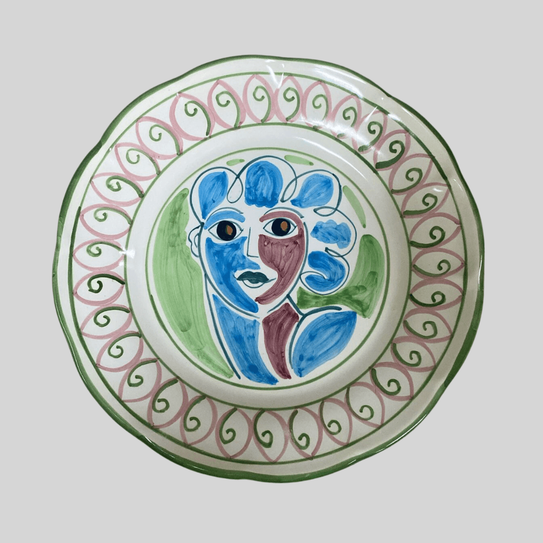 Roman Green Side Plate - THEHOUSEFUL