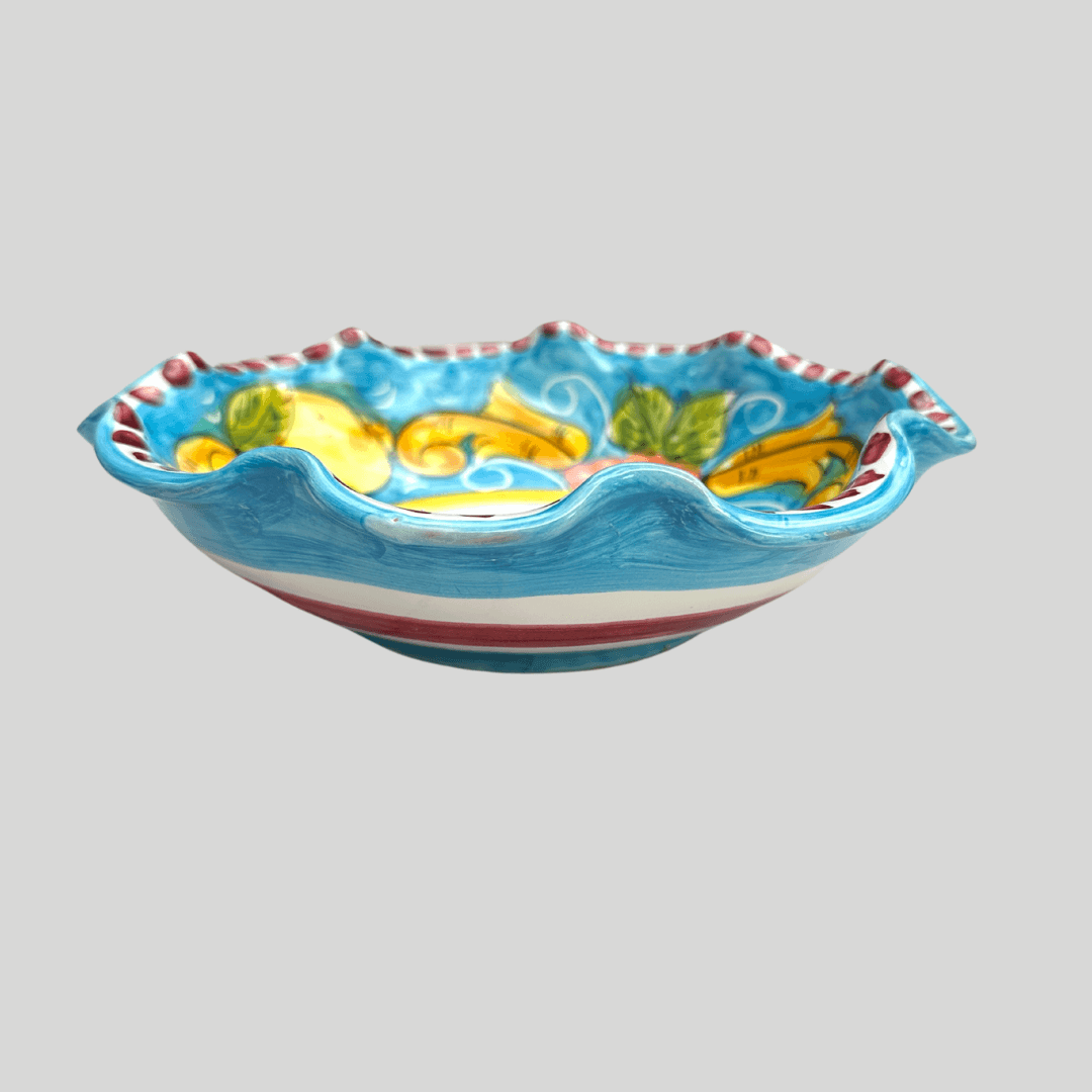 Salerno Light Blue Celeste Special Pasta Bowl