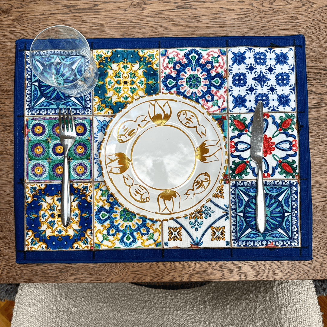 Italian Maiolica Placemats - Set of 2