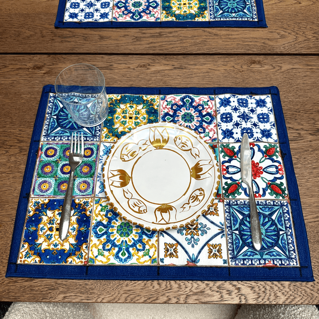 Italian Maiolica Placemats - Set of 2