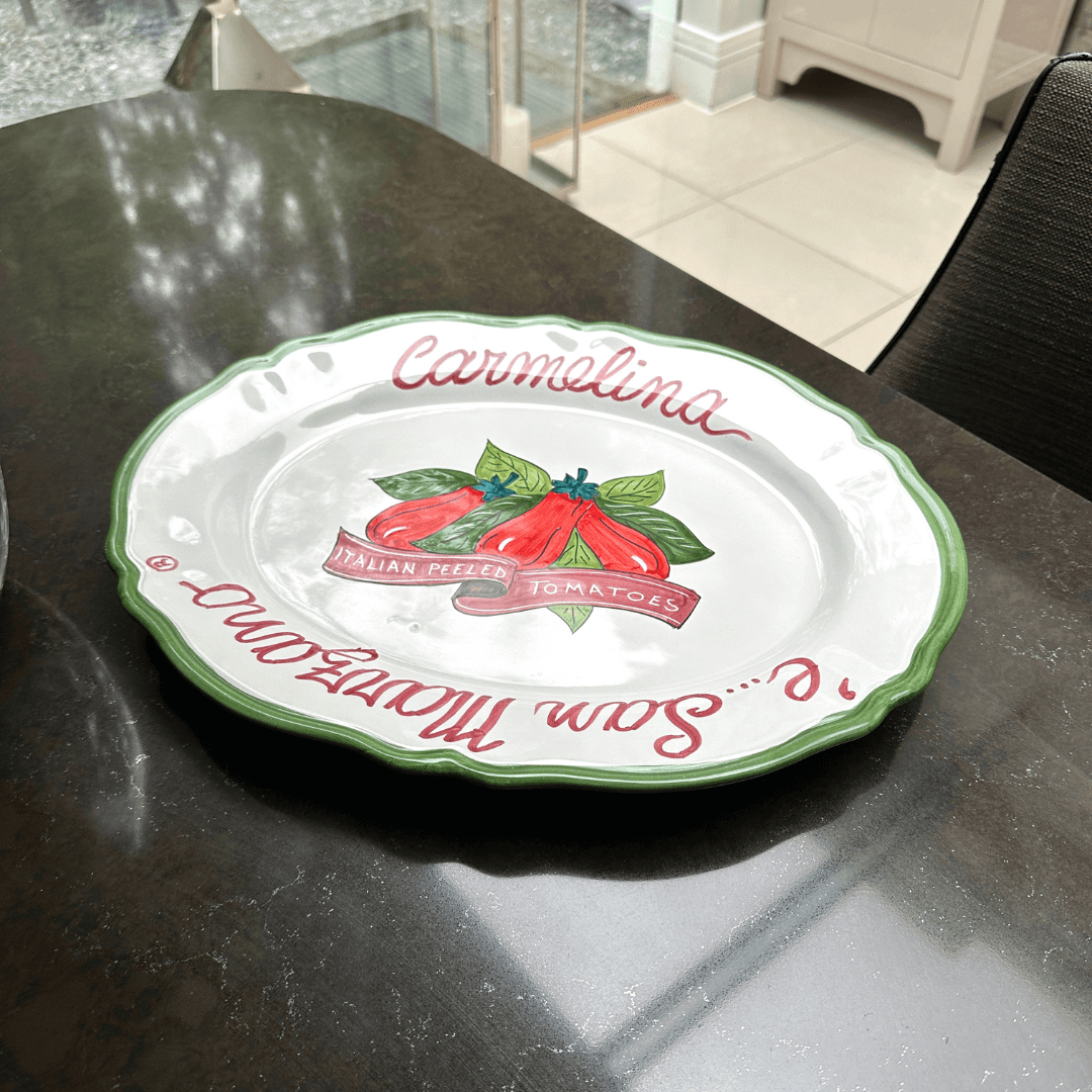 Carmelina ‘e...San Marzano® Tomatoes Oval Charger Plate