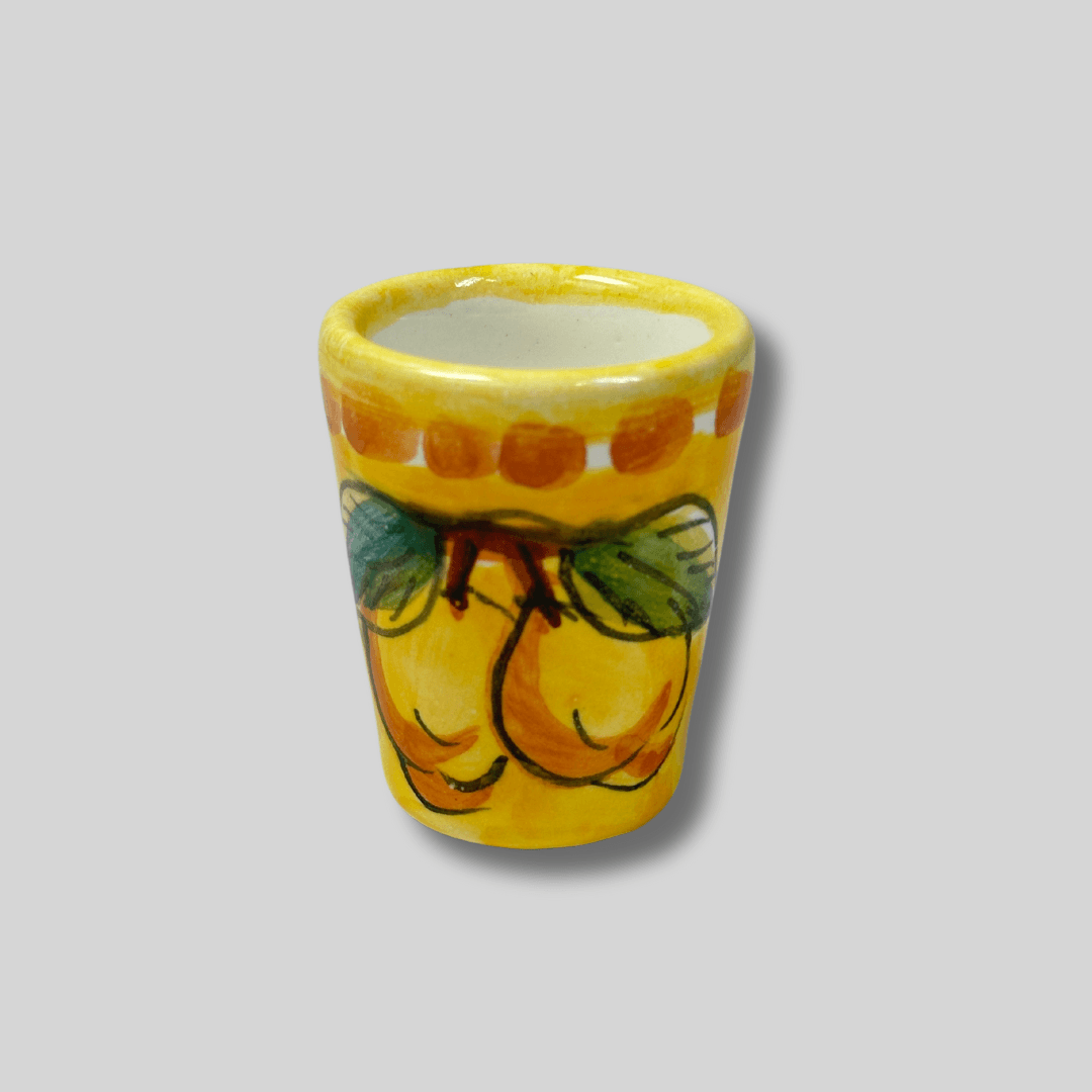 Yellow Amalfi Limoncello Shot Cup