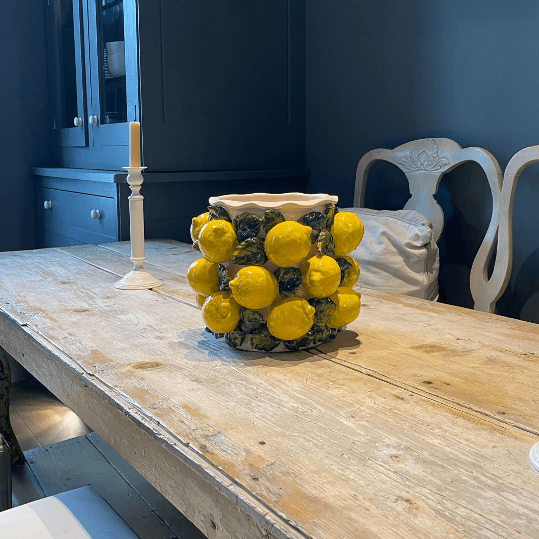 Amalfi Lemon Vase - THEHOUSEFUL