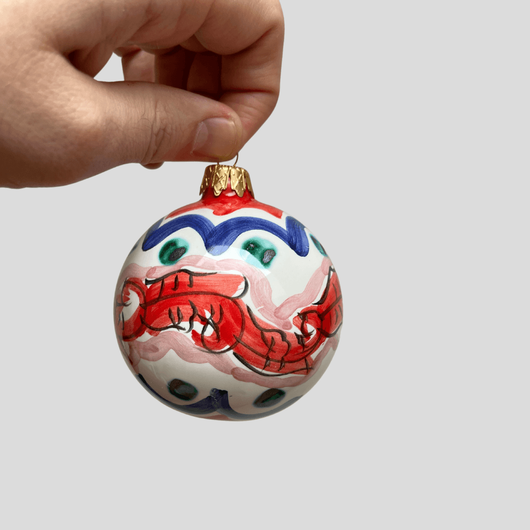 Amalfi Handpainted Christmas Ball - THEHOUSEFUL