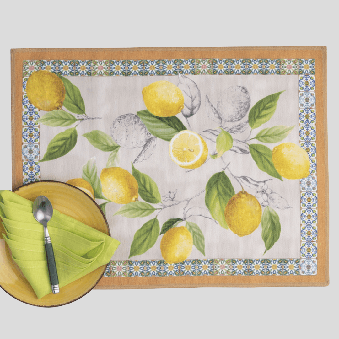 Amalfi Lemons Placemats - Set of 2