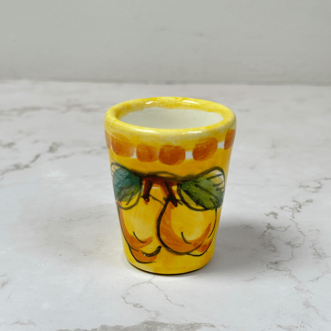 Yellow Amalfi Limoncello Shot Cup