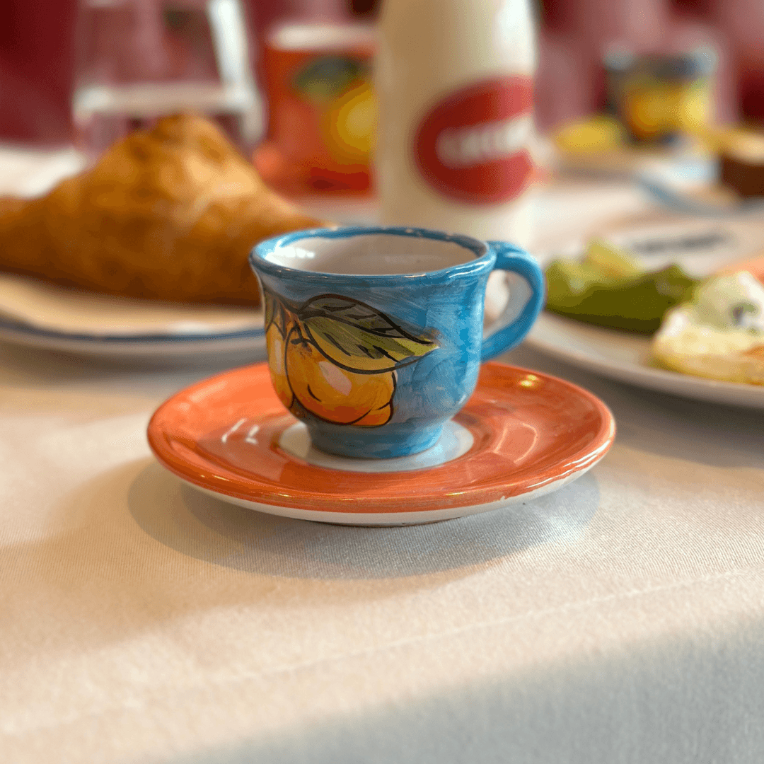 Amalfi Espresso Coffee Cup & Saucer