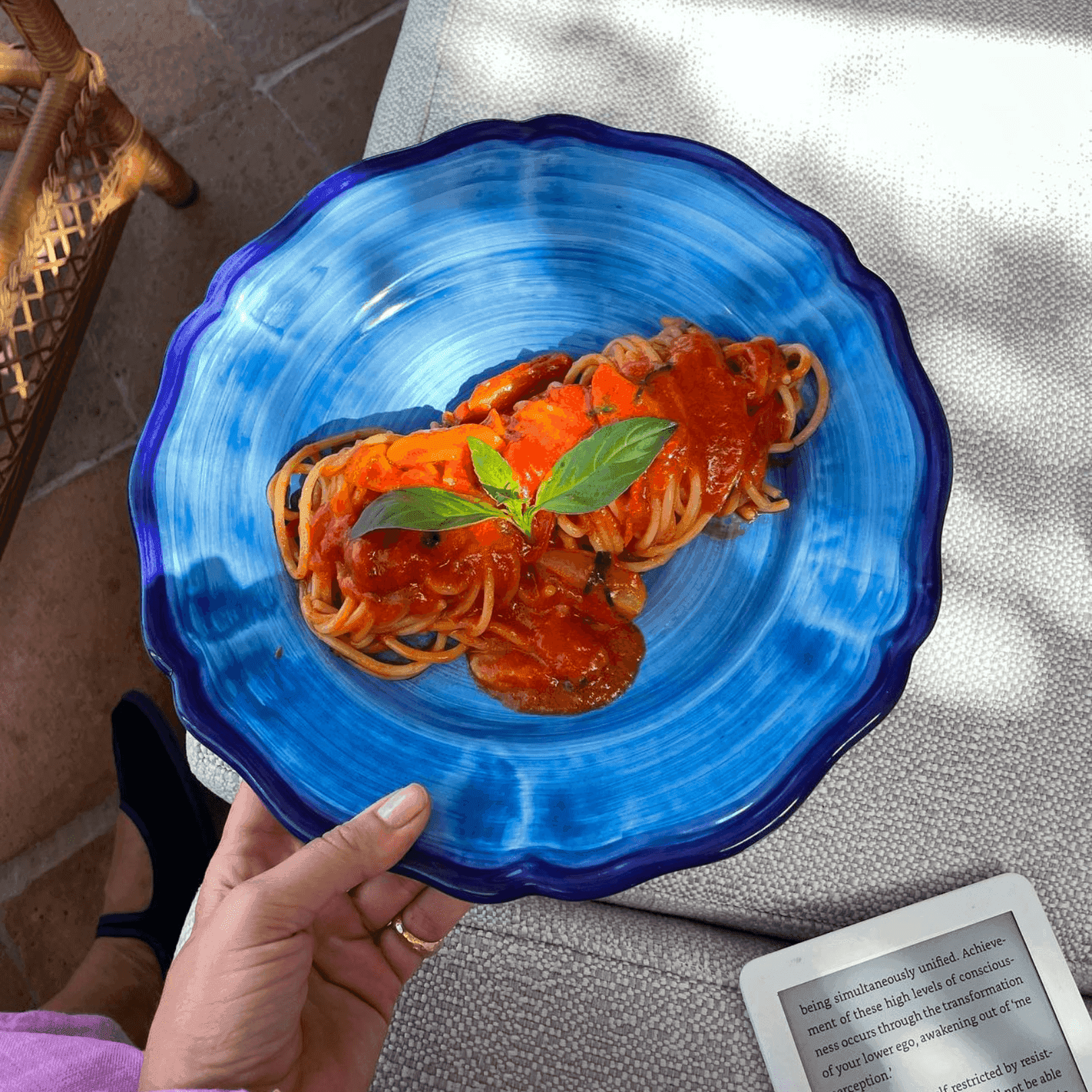 Caruso Blue Dinner Plate