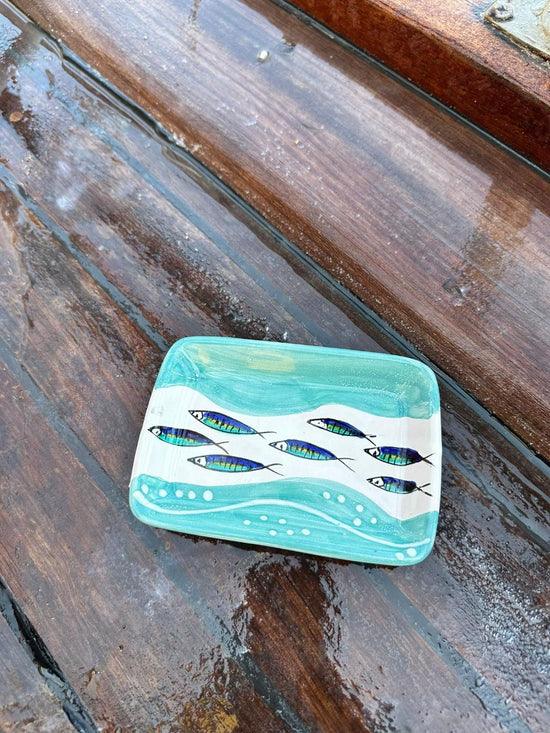 Capri Luxury Artisan Soap and Hand-Painted Plate Gift Box - THEHOUSEFUL