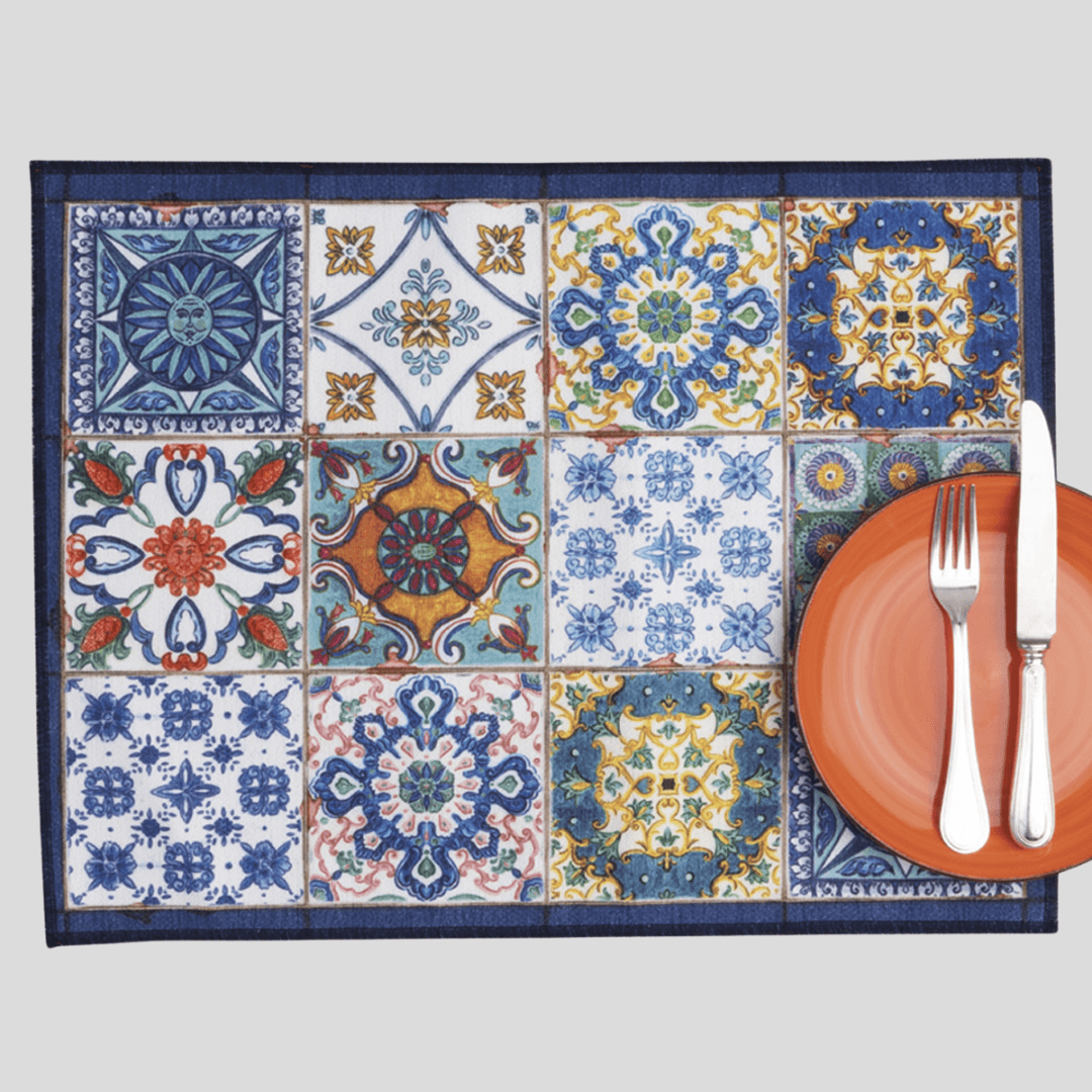 Italian Maiolica Placemats - Set of 2