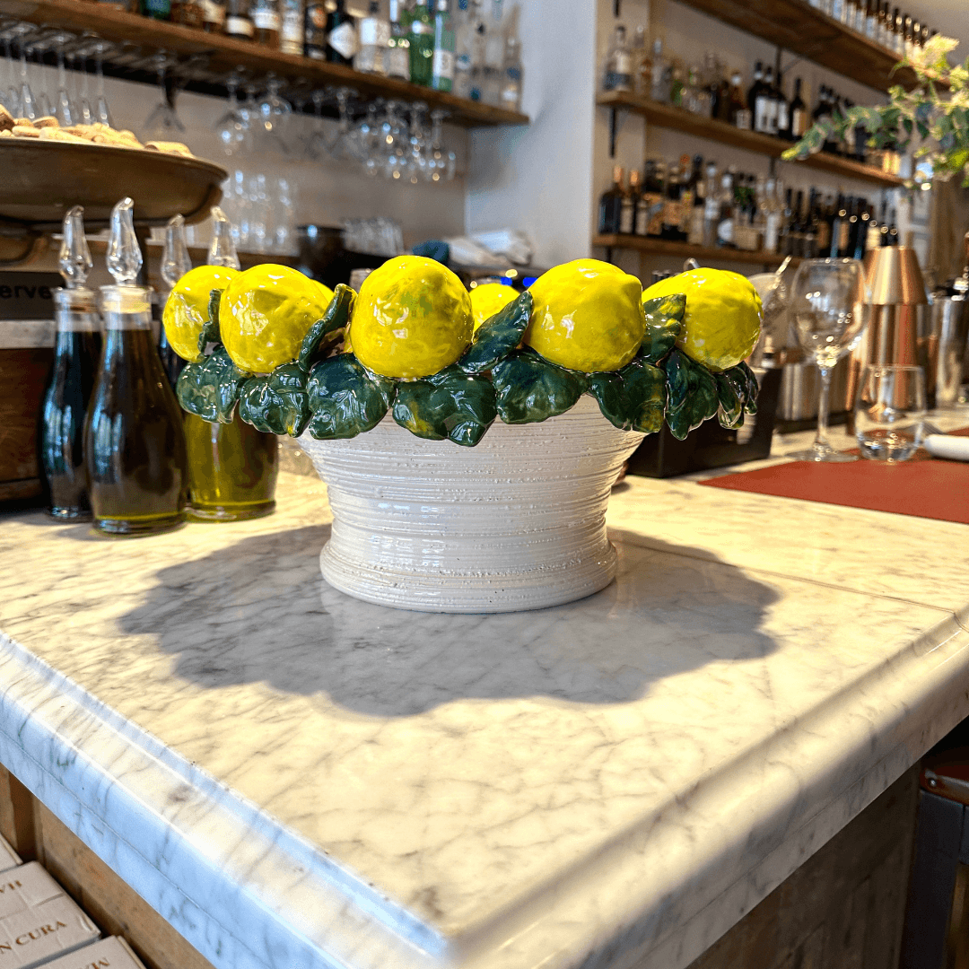 Amalfi Lemon High Bowl - THEHOUSEFUL