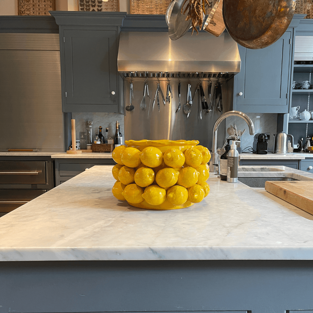 Large Sicilian Lemon Vase - THEHOUSEFUL