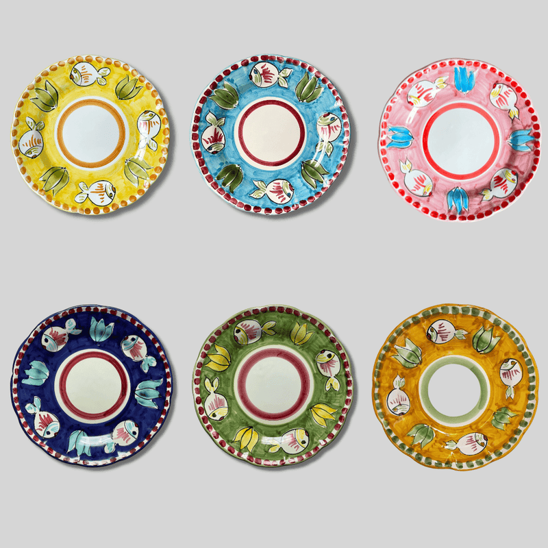 6x Mix Amalfi Plates