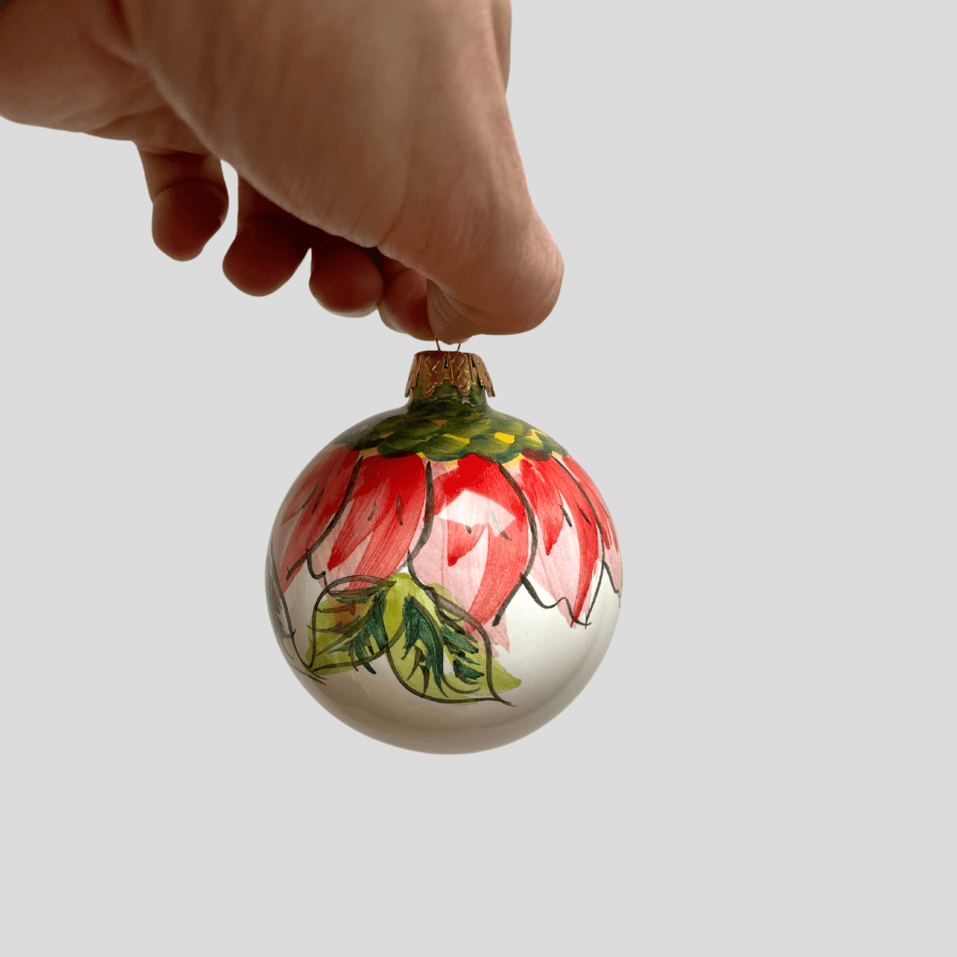 Amalfi Handpainted Christmas Ball - THEHOUSEFUL