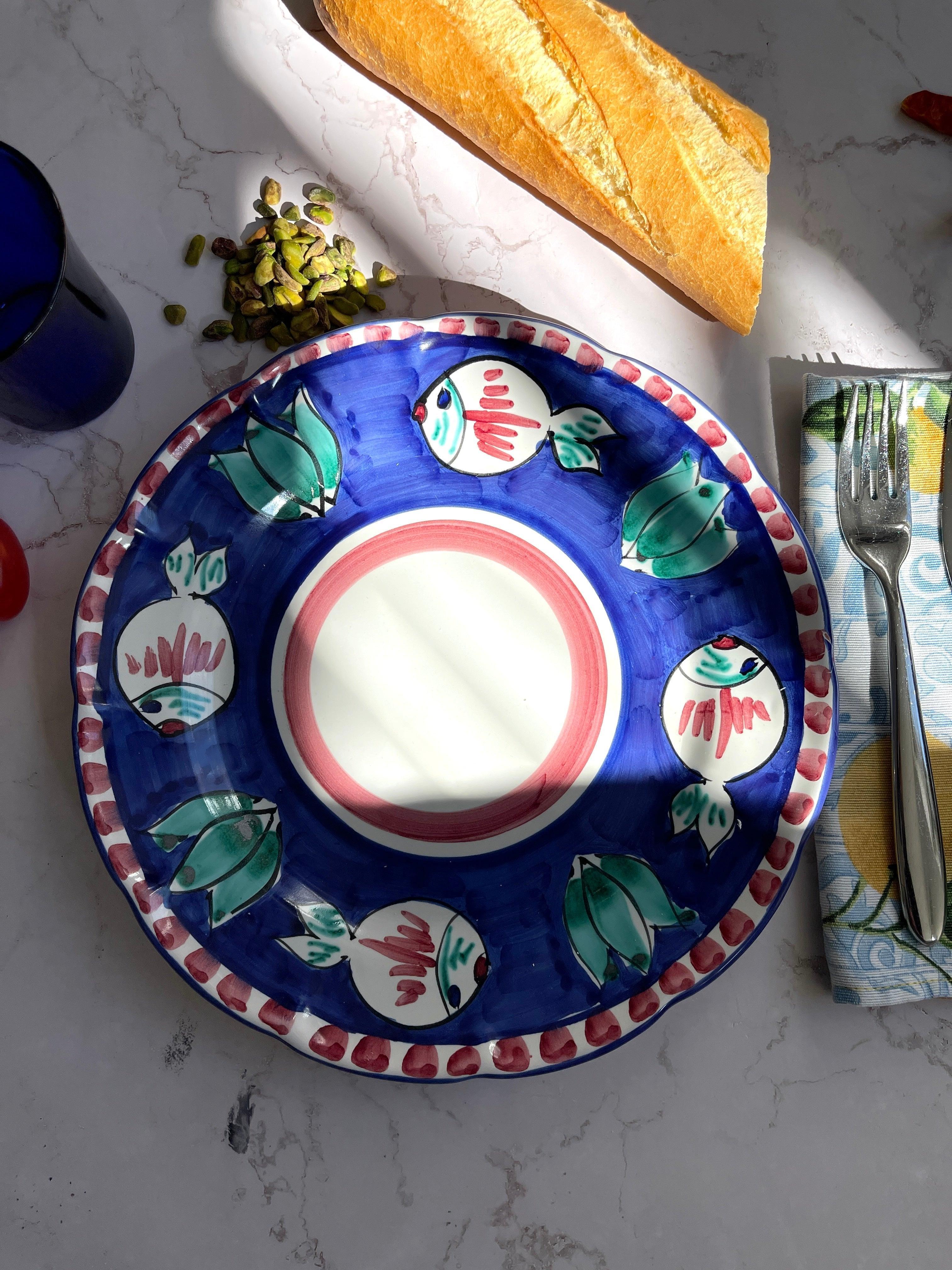 6x Mix Amalfi Plates - THEHOUSEFUL