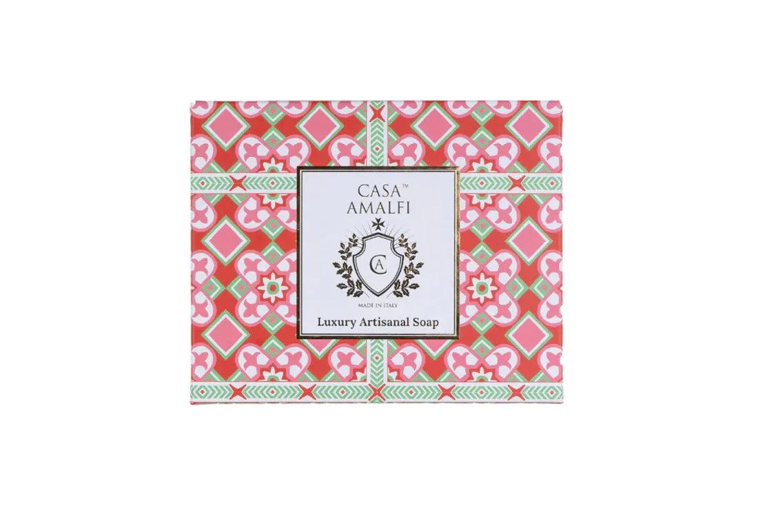 Amalfi Luxury Artisan Soap and Hand-Painted Plate Gift Box - THEHOUSEFUL