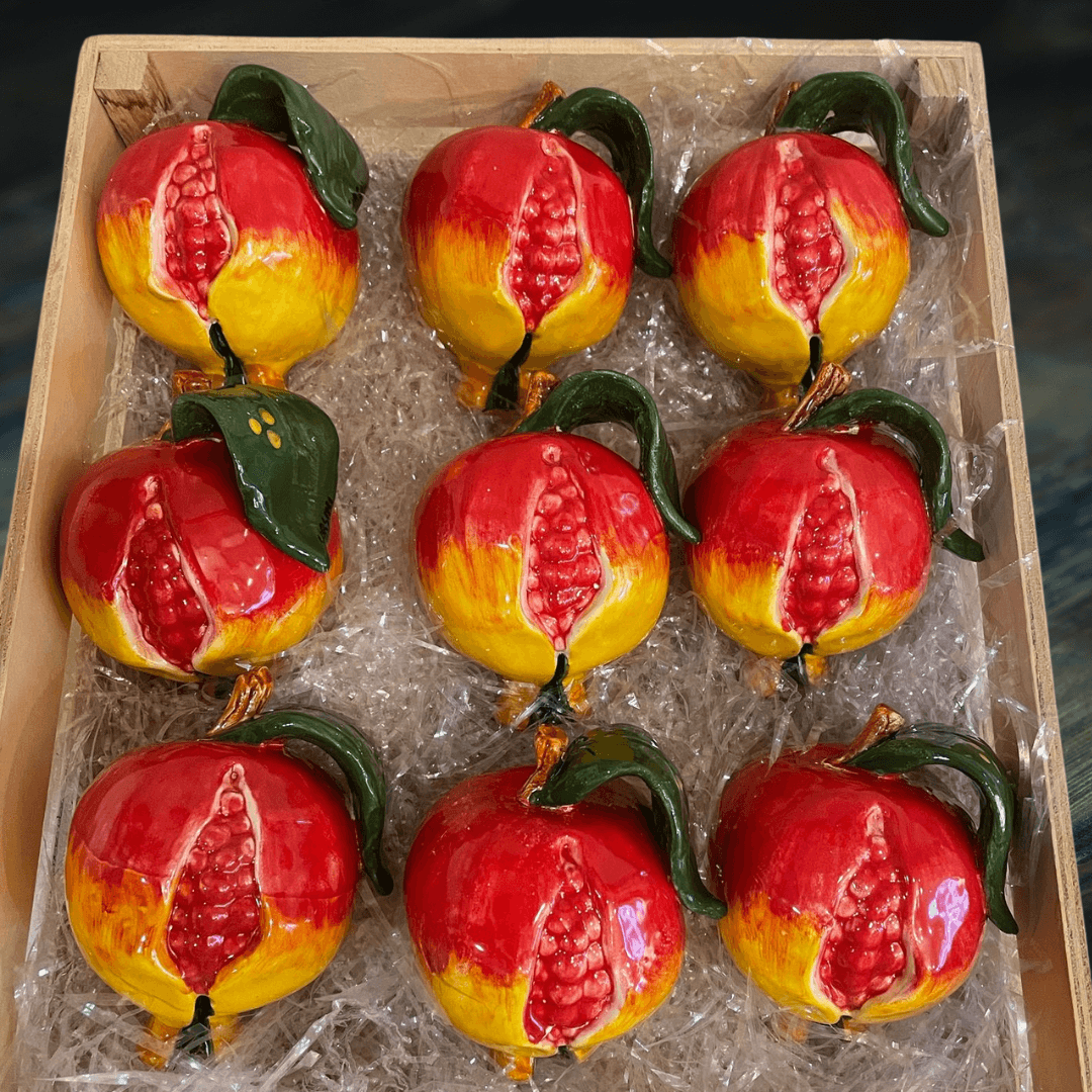 Italian Ceramic Pomegranate