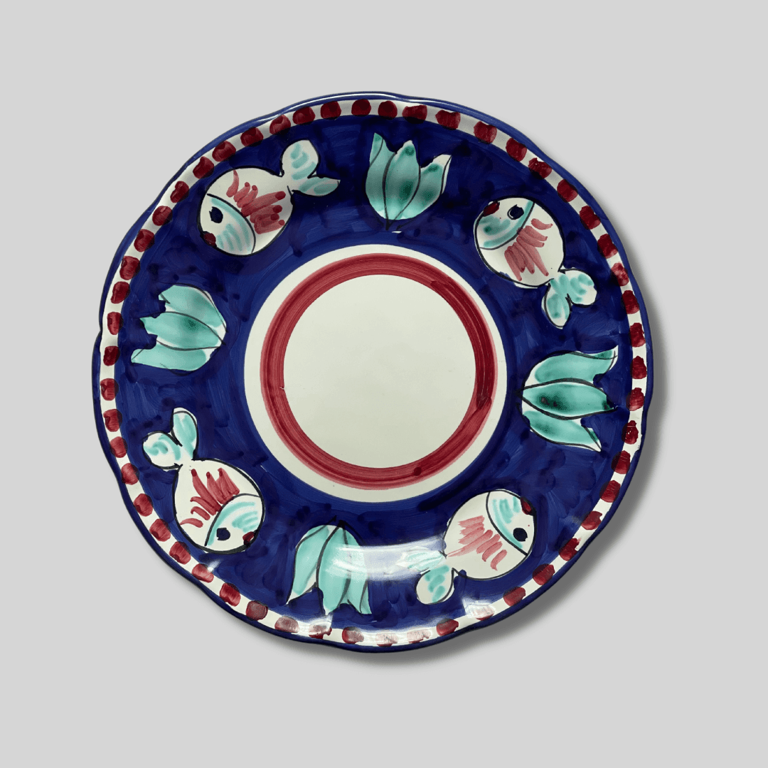 Amalfi Blue Side Plate - THEHOUSEFUL