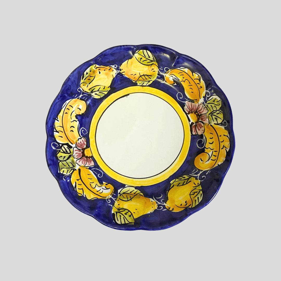 Sicilian Lemon Blue Side Plate - THEHOUSEFUL